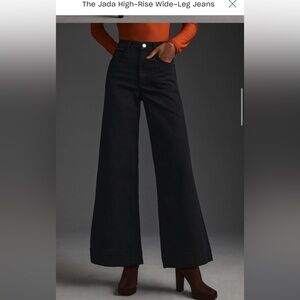 Anthropologie Maeve The Jada High Rise Wide Leg Jeans Womens 29